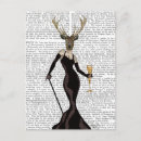 Buscar ciervos postales Ciervo negro