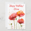 Buscar flores rojas tarjetas Minimalista