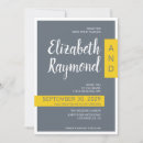 Buscar gris y amarillo invitaciones Para ellos