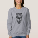 Buscar las flores negras sudaderas Blanco y negro