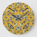 Buscar bird painting relojes de pared Flower