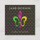 Buscar fleur lis de tarjetas de visita Oro