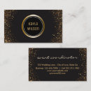 Buscar organizador del fiesta tarjetas de visita Clientes