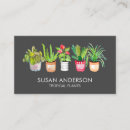 Buscar maceta tarjetas de visita Vegetación