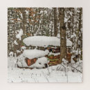 Buscar árboles desnudos puzzles Invierno