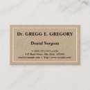 Buscar dentales tarjetas de visita Cirujano dental