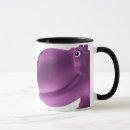 Buscar hipopótamo tazas Púrpura
