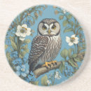 Buscar búho del vintage posavasos Pájaro