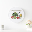 Buscar verduras relojes de pared Divertido