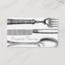 Buscar el cuchillo del cocinero tarjetas de visita Elegante