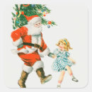 Buscar papá noel pegatinas Retro