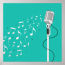 Buscar micrófonos posters Música
