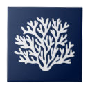 Buscar coral y azul azulejos Blanco