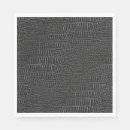 Buscar imitación de cuero servilletas Piel del cocodrilo