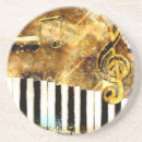 Buscar musical posavasos Flor