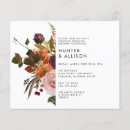 Buscar 2 novios invitaciones Floral