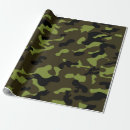 Buscar camo papel de regalo Verde