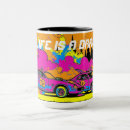 Buscar coche de carreras tazas Contenido generativo