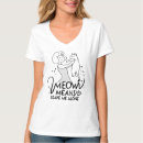Buscar el maullar camisetas Gatito