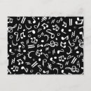 Buscar music notes postales Fondo