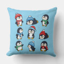 Buscar pingüino adorable cojines Cualquier niño