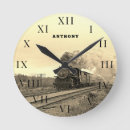 Buscar steam locomotive relojes de pared Vintage