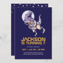 Buscar planetas y estrellas invitaciones Astronauta