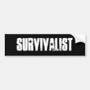 Buscar supervivencia pegatinas parachoque Survivalist
