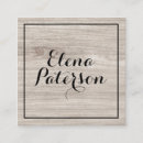 Buscar madera negra tarjetas de visita Para todos