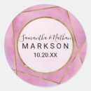 Buscar violeta boda pegatinas Oro