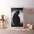 Buscar gato negro telas Felino