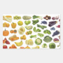 Buscar sano rectangulares pegatinas Verduras