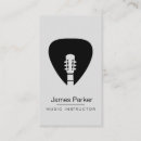 Buscar profesor particular la música de tarjetas de visita Acústico