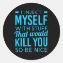 Buscar diabetes divertida pegatinas Diversión