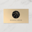 Buscar baloncesto tarjetas de visita Oro