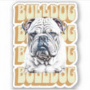 Buscar bulldog inglés pegatinas Amantes del perro