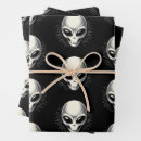 Buscar extraterrestre papel de regalo Alien