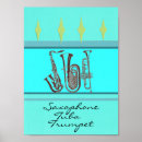 Buscar saxofón azul posters Trompeta