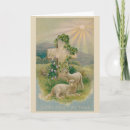 Buscar cordero tarjetas de pascua Cruz
