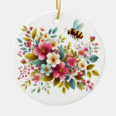 Buscar abeja adornos Flor