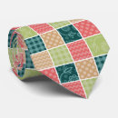 Buscar patchwork corbatas Gingham