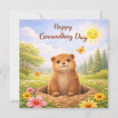 Buscar día soleado tarjetas Groundhog