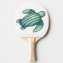 Buscar tortuga mar de palas de ping pong Océano