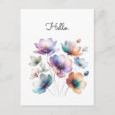 Buscar flores azules brillantes postales Turquesa