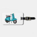 Buscar ciclomotor etiquetas para maletas Scooter