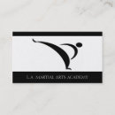 Buscar el taekwondo tarjetas de visita Academia
