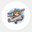 Buscar avión adorable pegatinas Animal