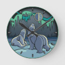 Buscar oso polar relojes de pared 6 º pesadilla