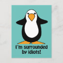 Buscar humor del pingüino postales General y unisex