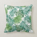 Buscar hojas tropicales verdes cojines Azul